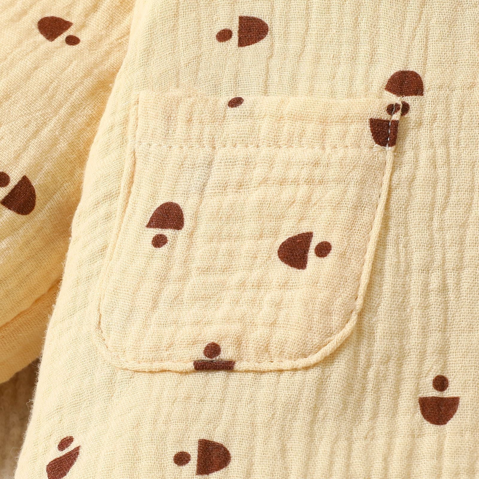 Adorable Printed Baby Cotton Long Sleeve Jumpsuit – Stylish and Comfortable