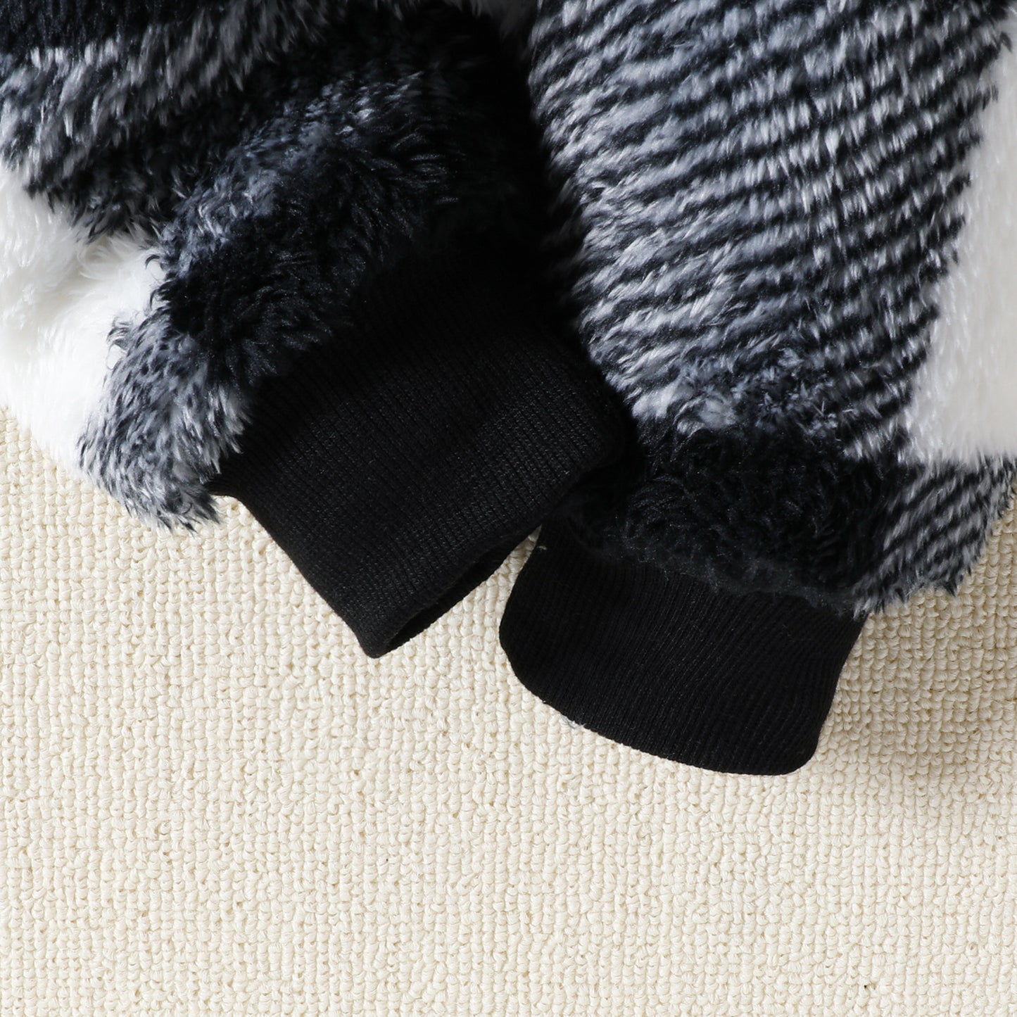 Cozy Baby Plaid Hooded One-Piece Winter Clothing Jumpsuit