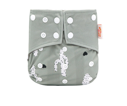 Western Style Bamboo Charcoal Washable Diapers - Digital Printing for Eco-Friendly Baby Care
