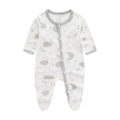 Pure Cotton Printed Newborn Jumpsuit – Creative Design