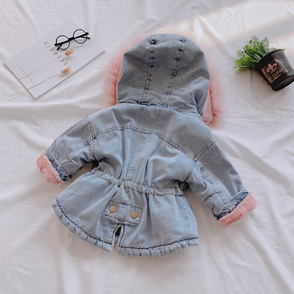 Chic and Stylish: Denim Coat for Girls - Fashionable Outerwear for Every Occasion