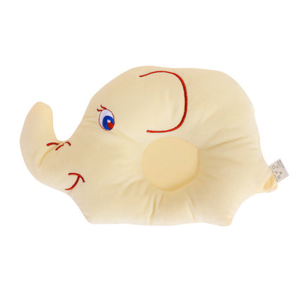Elephant Baby Flat Head Sleeping Positioner: Support Cushion Pillow