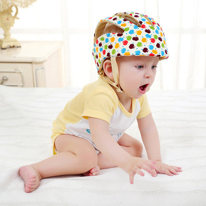 Safe and Stylish: Baby Toddler Protective Cap for Active Play