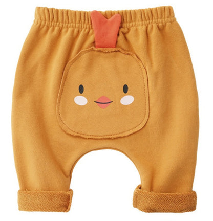 Adorable Cartoon Patch Baby Pants: Playful Style for Little Ones
