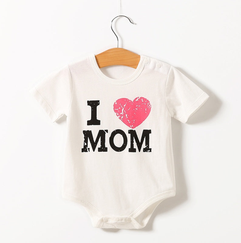Adorable Short Sleeve Triangle Romper: Perfect for Your Little One