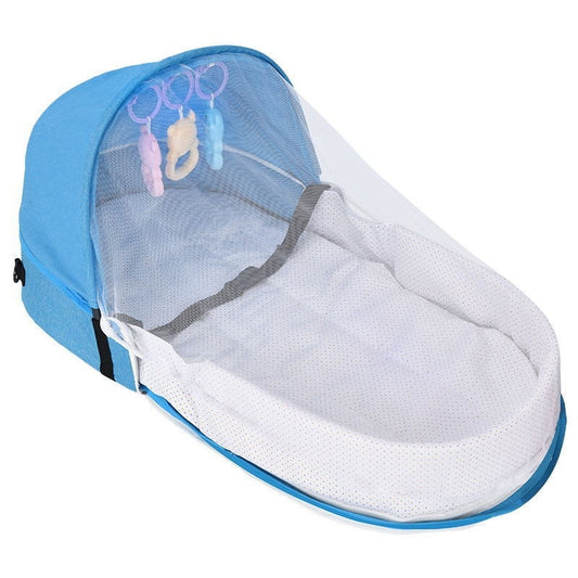 Portable Folding Anti-pressure Newborn Isolation Bionic Travel Crib: On-the-Go Comfort for Your Baby