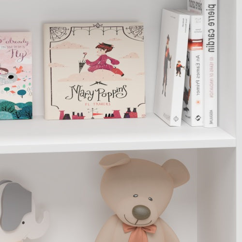Kids 3-Tier Wooden Bookcase – Multi-Purpose Storage Shelf with Safety Features
