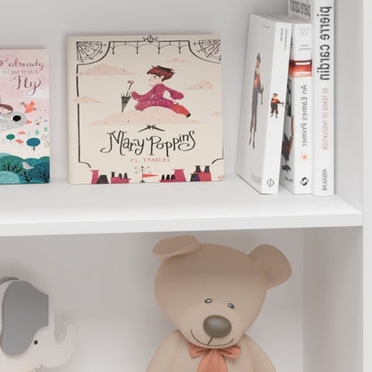 Kids 3-Tier Wooden Bookcase – Multi-Purpose Storage Shelf with Safety Features