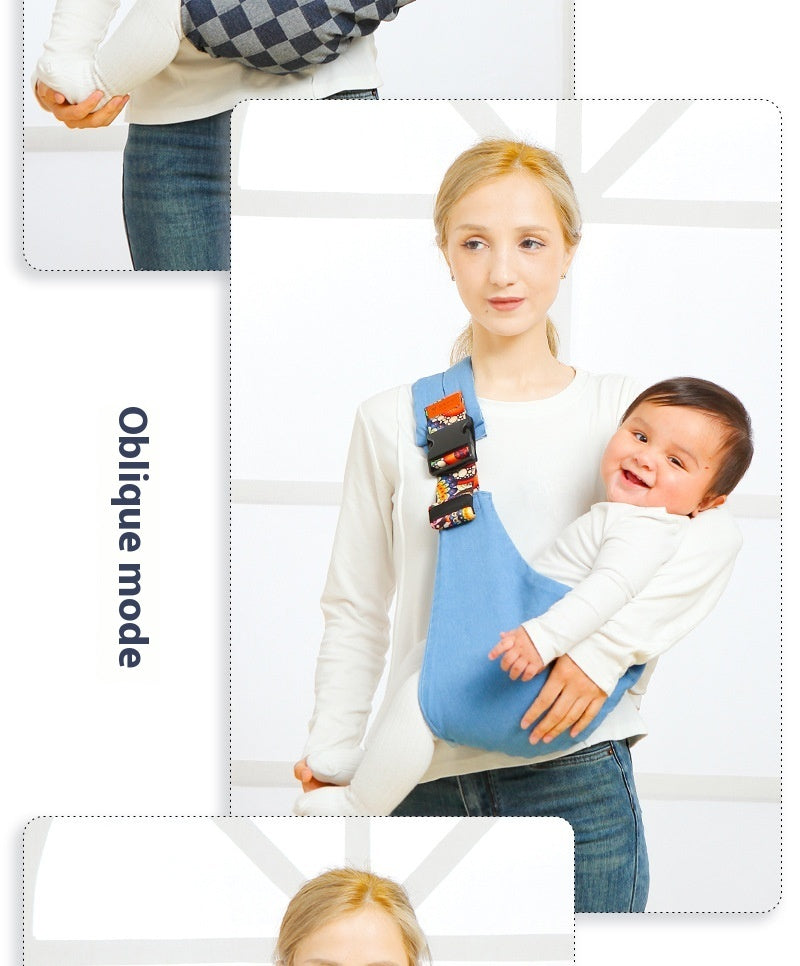 Mother's Love Printed Crossbody Portable Baby Strap: Stylish Convenience for On-the-Go Moms