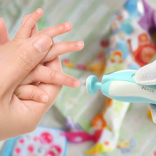 Top-Rated Anti-Scratch Baby Electric Nail Polisher – Multifunctional & Safe for Newborns