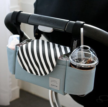 Multifunction Baby Stroller Bag Organizer - Maternity Nappy Bag with Stroller Accessories & Cup Holders - Ideal Stroller Bag