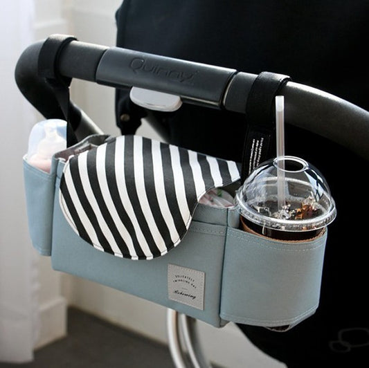Multifunction Baby Stroller Bag Organizer - Maternity Nappy Bag with Stroller Accessories & Cup Holders - Ideal Stroller Bag
