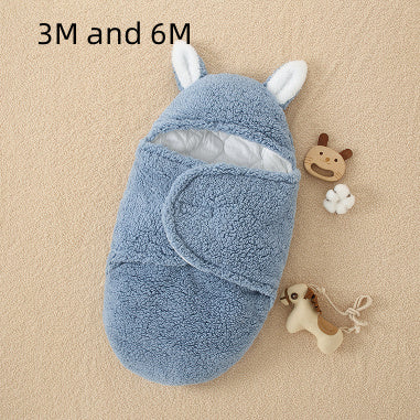 Autumn & Winter Thickened Baby Quilt – Anti-Shock Warm Blanket for Newborns