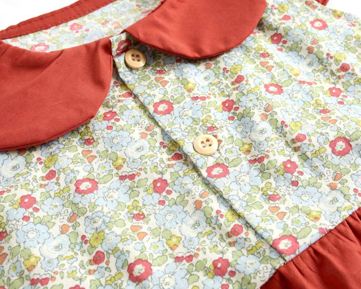 Adorable Baby Ruffled Short Sleeve Floral Printed Rompers
