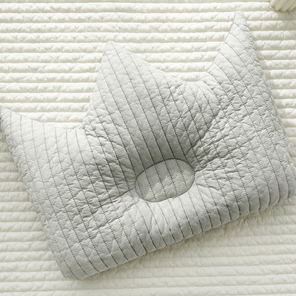 Breathable Cotton Shaping Pillow: Anti-Deviation Head Correction for Babies