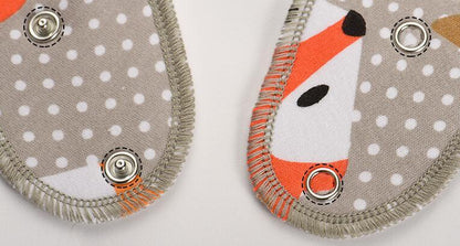 4pcs Printed Baby Bibs and Burp Cloth Set: Adorable and Absorbent Essentials
