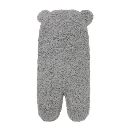 Lamb Plush Sleeping Bag | Cozy Newborn Baby Swaddling Quilt