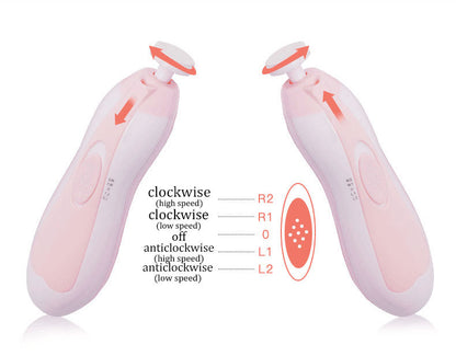 Top-Rated Anti-Scratch Baby Electric Nail Polisher – Multifunctional & Safe for Newborns
