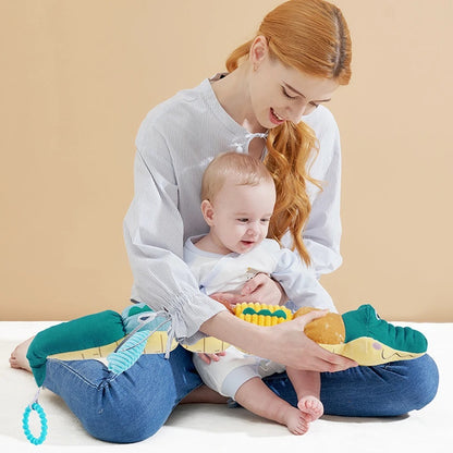 Baby and Infant Crocodile Soothing Plush Puzzle Toy