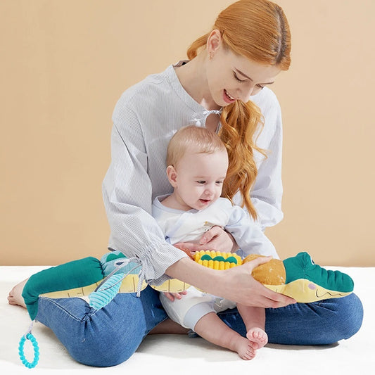 Baby and Infant Crocodile Soothing Plush Puzzle Toy