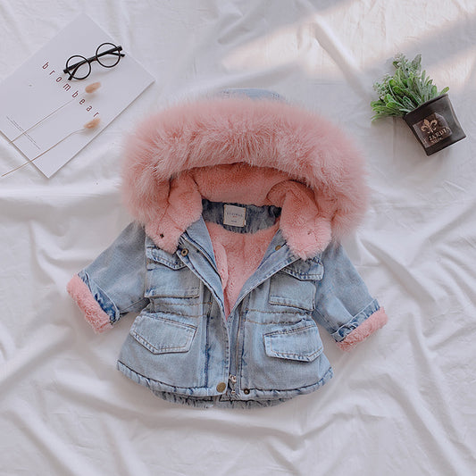 Chic and Stylish: Denim Coat for Girls - Fashionable Outerwear for Every Occasion