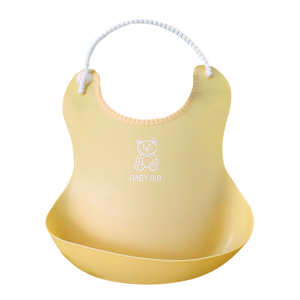 Kid Infant Bibs: Soft Silicone Bib for Mess-Free Feeding