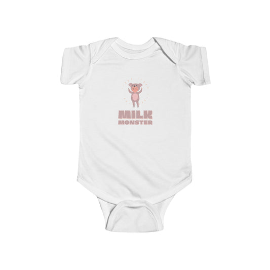 Milk Monster Baby Onesie - Cute and Comfy Infant Bodysuit for Boys and Girls