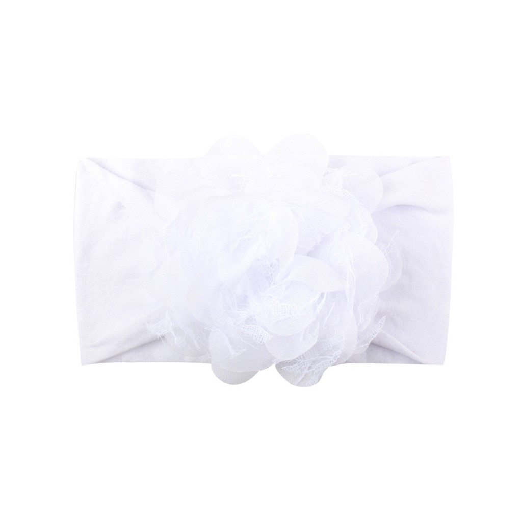 Adorn Your Little One with Elegance: Chiffon Mesh Flower Baby Headdress Headband in Various Styles and Colors