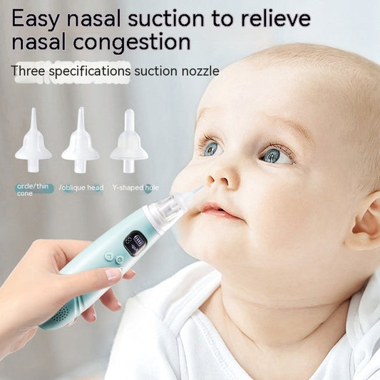 Gentle and Effective Baby Electric Nasal Aspirator Silicone for Easy Nasal Care