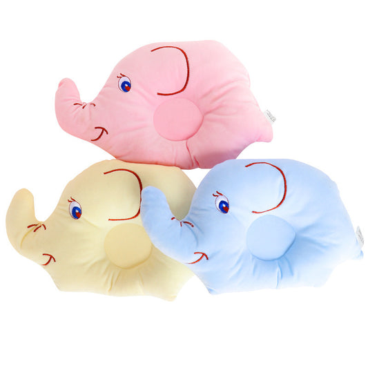 Elephant Baby Flat Head Sleeping Positioner: Support Cushion Pillow