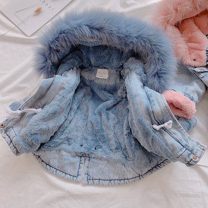 Chic and Stylish: Denim Coat for Girls - Fashionable Outerwear for Every Occasion