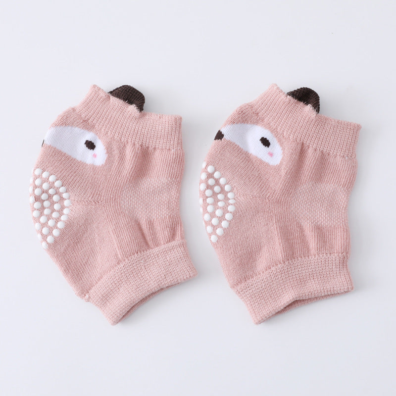 Protective Animal Printed Baby Knee Pads for Crawlers and Toddlers - Comfortable Support