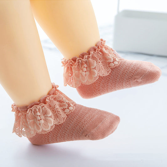 Adorable Summer Lace Socks for Girls