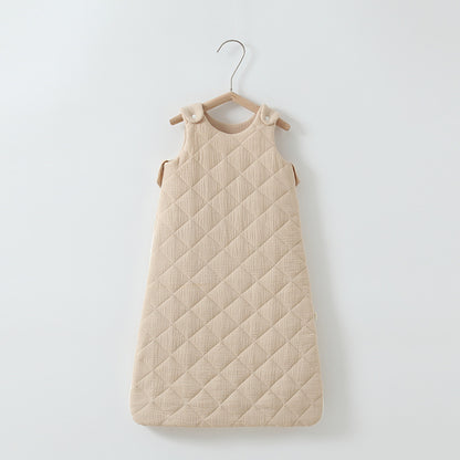 Cozy and Safe Baby Cotton-Padded Sleeping Bag Vest for Restful Nights