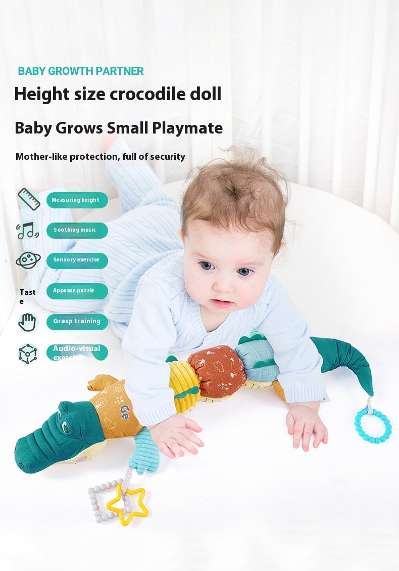 Baby and Infant Crocodile Soothing Plush Puzzle Toy