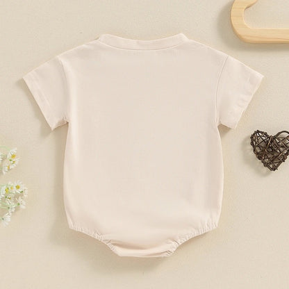 Stylish Baby's Summer Printed Short-Sleeved Fashion Romper