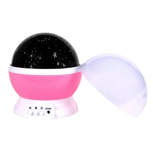 LED Star Sky Projector Night Light – Rotating Starry Lamp for Kids’ Bedroom or Nursery