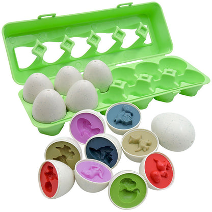 Educational Smart Egg Toy: Montessori Shape Matching Sorter for Kids