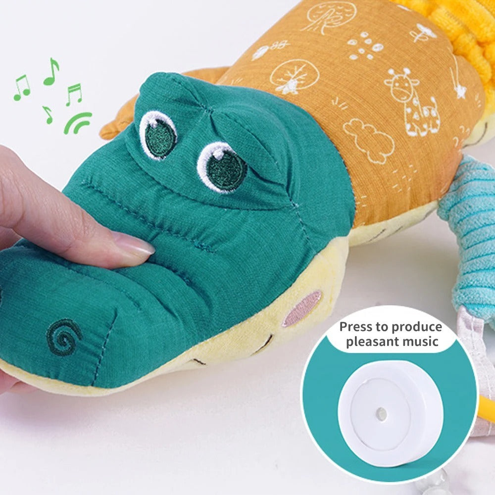 Baby and Infant Crocodile Soothing Plush Puzzle Toy