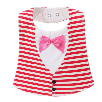 Chic Gentleman Style Waterproof Baby Bib: Novelty Infant Burp Cloths for Newborns & Toddlers