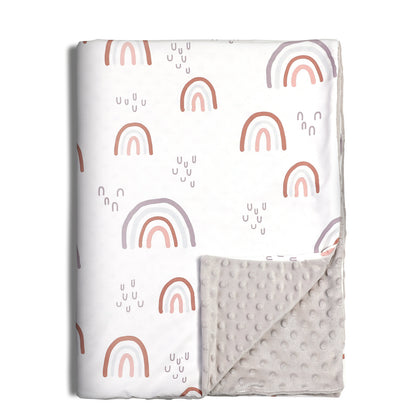 Cuddle Comfort: Pacify Beanie Blanket Newborn Baby Quilt