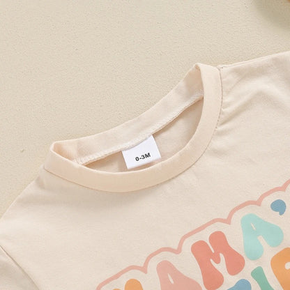 Stylish Baby's Summer Printed Short-Sleeved Fashion Romper