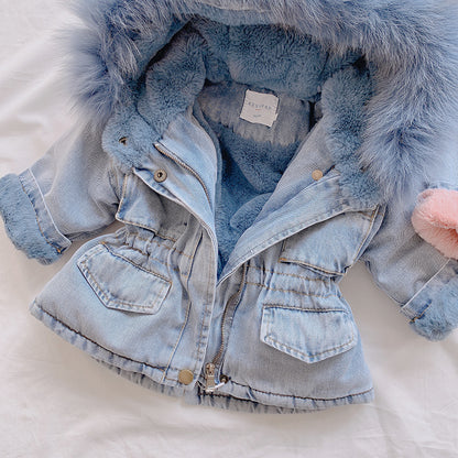 Chic and Stylish: Denim Coat for Girls - Fashionable Outerwear for Every Occasion