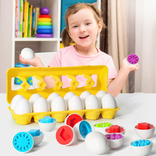 Educational Smart Egg Toy: Montessori Shape Matching Sorter for Kids