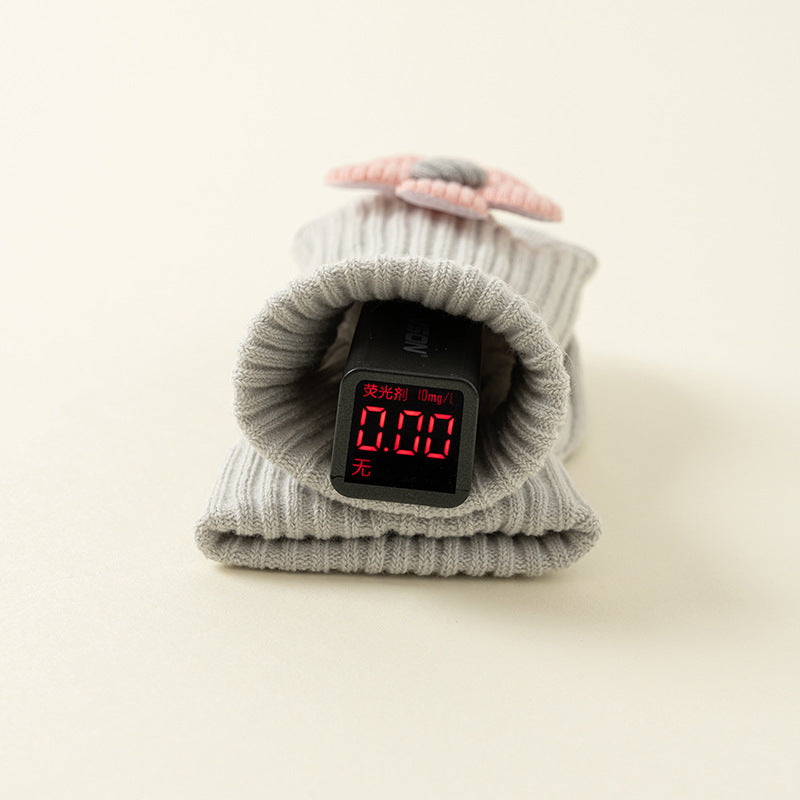 Comfortable Newborn Baby Room Socks with Double Needle Design for Non-Slip, Roomy Fit