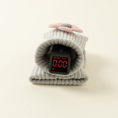 Comfortable Newborn Baby Room Socks with Double Needle Design for Non-Slip, Roomy Fit