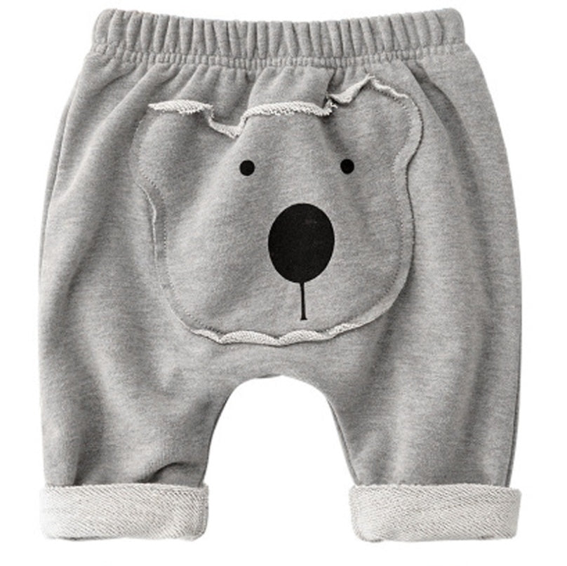 Adorable Cartoon Patch Baby Pants: Playful Style for Little Ones