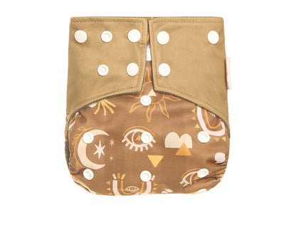Western Style Bamboo Charcoal Washable Diapers - Digital Printing for Eco-Friendly Baby Care
