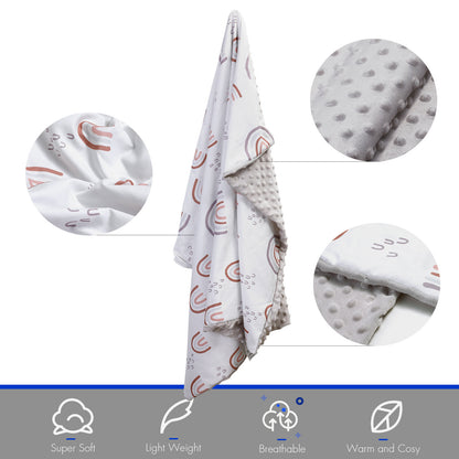Cuddle Comfort: Pacify Beanie Blanket Newborn Baby Quilt