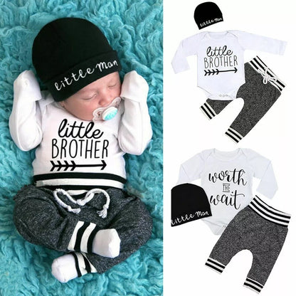 US Newborn Baby Boy & Girl Clothes Set | Tops, Romper, Bodysuit & Pants Outfits